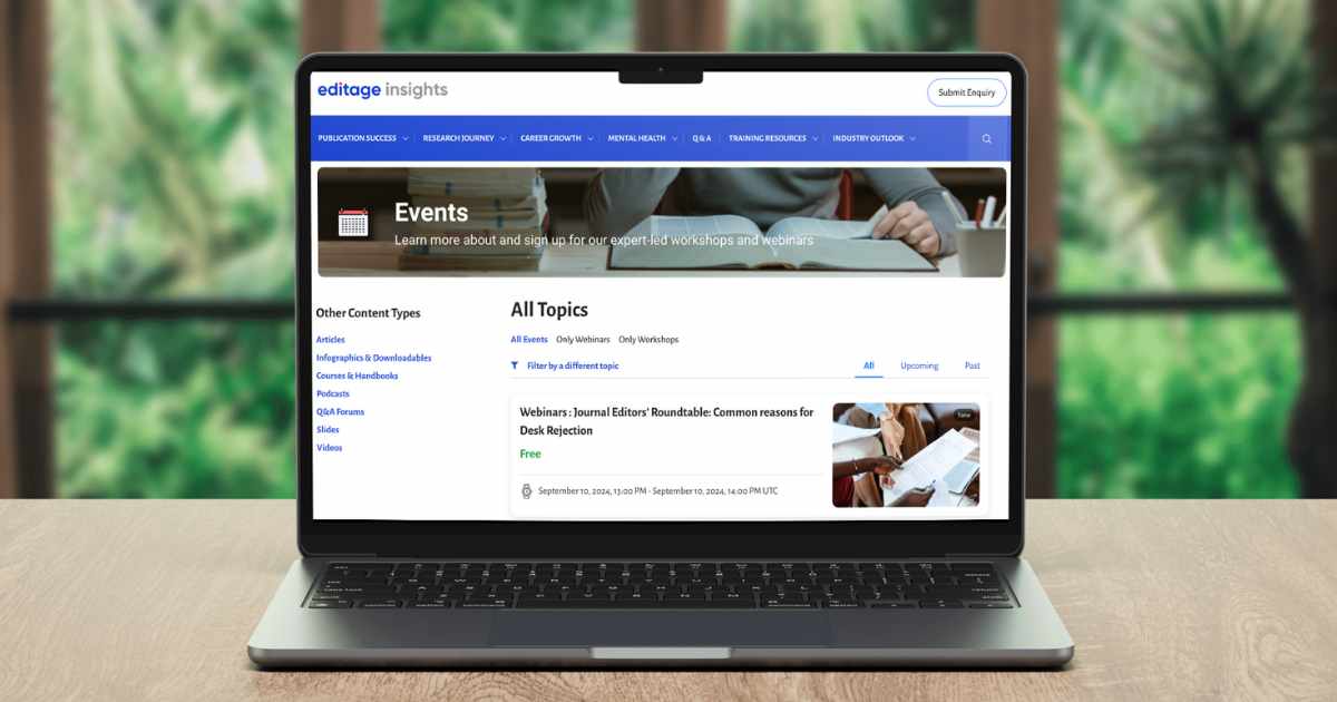 Editage Insights launched for authors